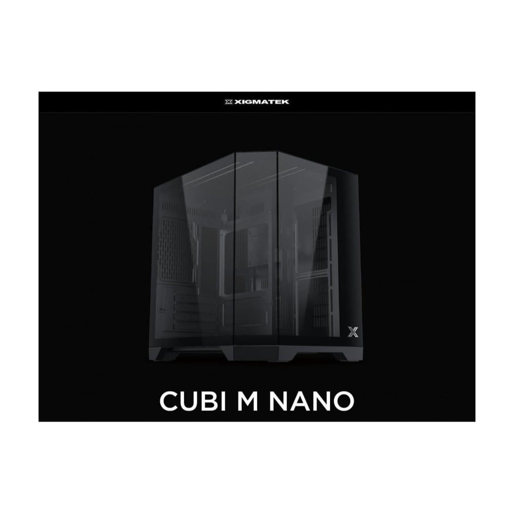 Vỏ Case Xigmatek Cubi M Nano Artic Đen