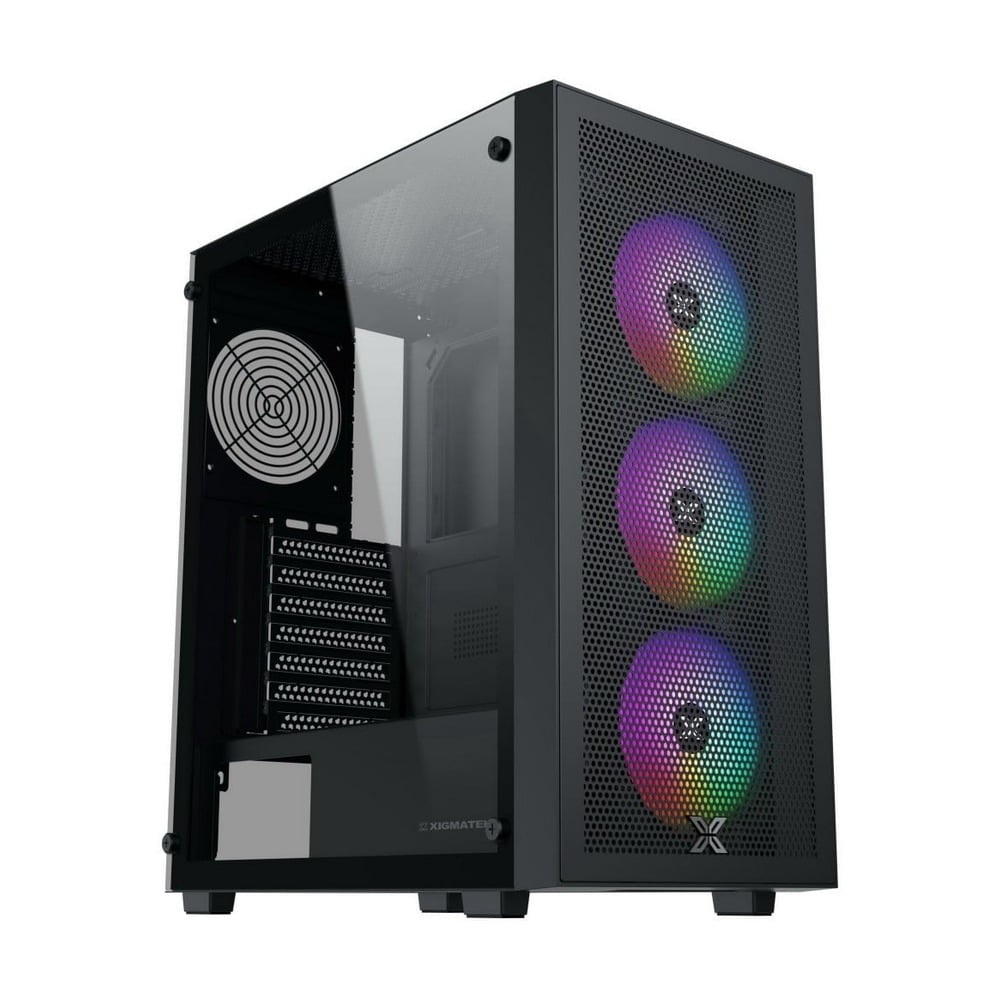 Vỏ Case Xigmatek Gaming Z 3F EN41082 ATX/M-ATX/ITX Đen Kèm 3 Fan RGB
