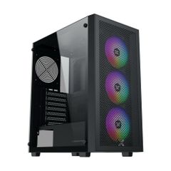 Vỏ Case Xigmatek Gaming Z 3F EN41082 ATX/M-ATX/ITX Đen Kèm 3 Fan RGB