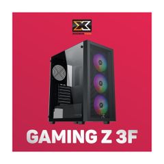 Vỏ Case Xigmatek Gaming Z 3F EN41082 ATX/M-ATX/ITX Đen Kèm 3 Fan RGB