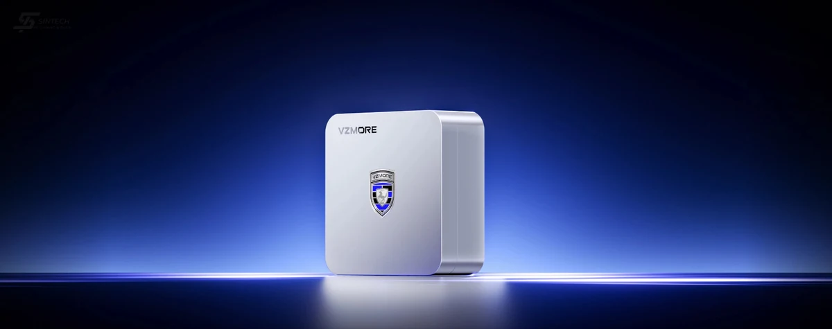 Thiết kế vỏ nhôm nguyên khối của máy tính mini VZMore AX9 Max