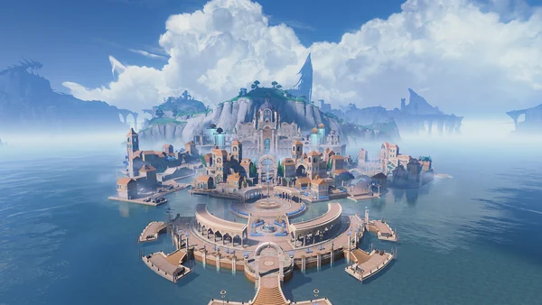 Thế giới mở trong Wuthering Waves (© Kuro Games)