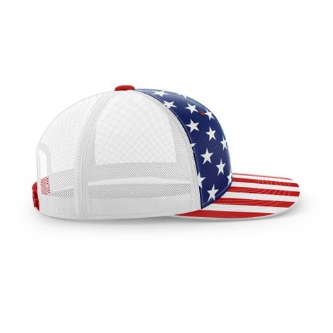 Custom Hats & Caps – USA Flag Graphic NTTK15