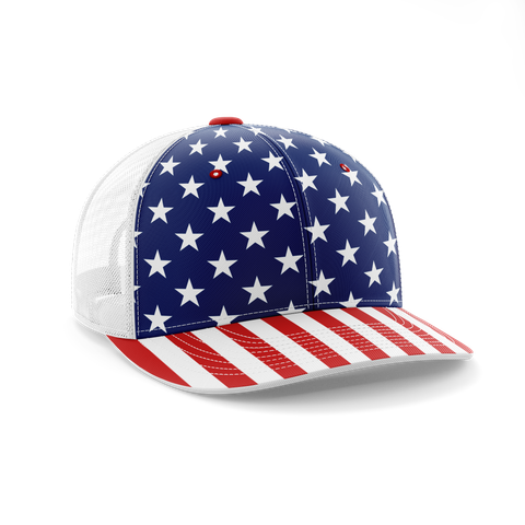 Custom Hats & Caps – USA Flag Graphic NTTK15