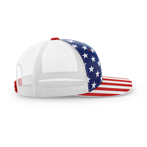 Custom Hats & Caps – USA Flag Graphic NTTK15