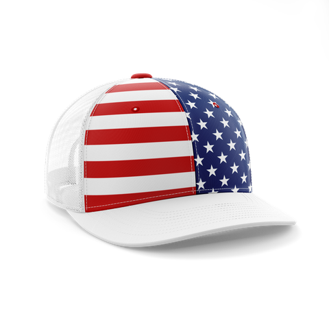 Custom Hats & Caps – USA Flag Graphic NTTK14