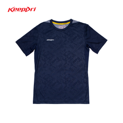 Áo Thun Chạy Bộ Họa Tiết Keepdri Màu Xanh Đen Xám KTMXDX05