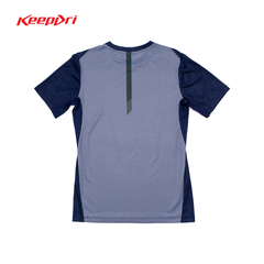 Áo Thun Chạy Bộ Họa Tiết Keepdri Màu Xanh Đen Xám KTMXDX05