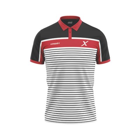 Custom Pickleball & Tennis Polo – Horizon Stripes Pattern