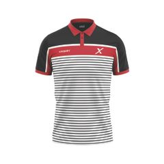 Custom Pickleball & Tennis Polo – Horizon Stripes Pattern