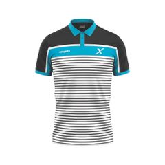 Custom Pickleball & Tennis Polo – Horizon Stripes Pattern