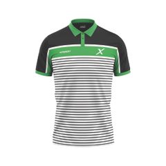 Custom Pickleball & Tennis Polo – Horizon Stripes Pattern
