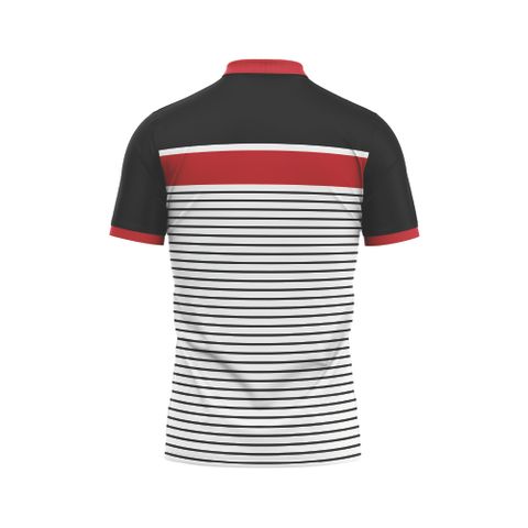 Custom Pickleball & Tennis Polo – Horizon Stripes Pattern