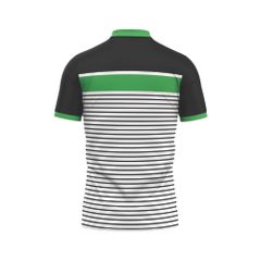 Custom Pickleball & Tennis Polo – Horizon Stripes Pattern
