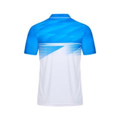 Áo Pickleball - Tennis polo họa tiết xanh ya