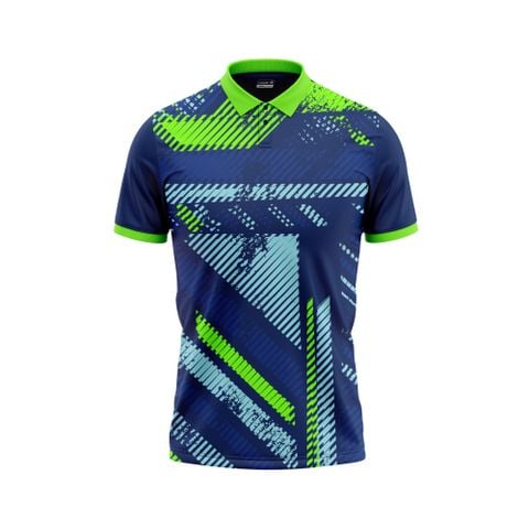 Custom Pickleball & Tennis Polo – Urban Stripe Pattern