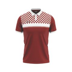 Custom Pickleball & Tennis Polo – Checkerboard Pattern