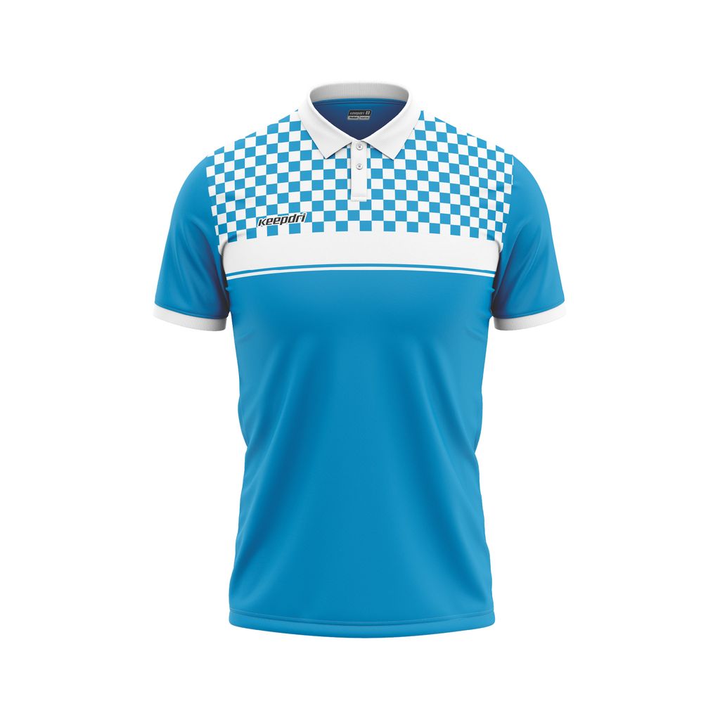 Custom Pickleball & Tennis Polo – Checkerboard Pattern