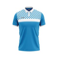 Custom Pickleball & Tennis Polo – Checkerboard Pattern