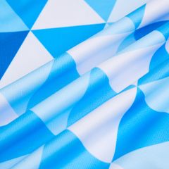 Áo Pickleball - Tennis polo họa tiết xanh ya phối trắng