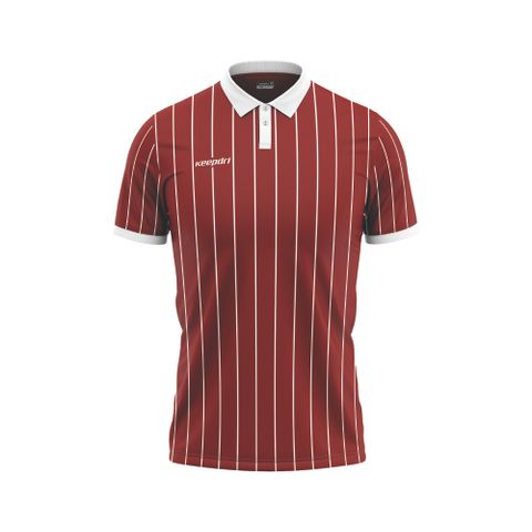 Custom Pickleball & Tennis Polo – Vertical Stripes Pattern
