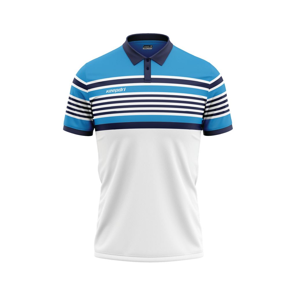 Custom Pickleball & Tennis Polo – Dynamic Stripe Style