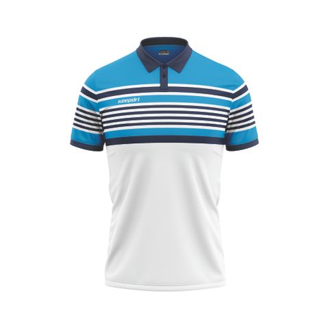 Custom Pickleball & Tennis Polo – Dynamic Stripe Style