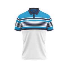 Custom Pickleball & Tennis Polo – Dynamic Stripe Style