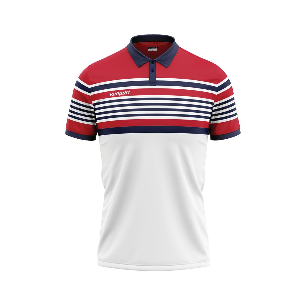 Custom Pickleball & Tennis Polo – Dynamic Stripe Style