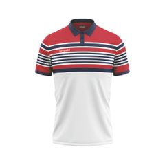 Custom Pickleball & Tennis Polo – Dynamic Stripe Style