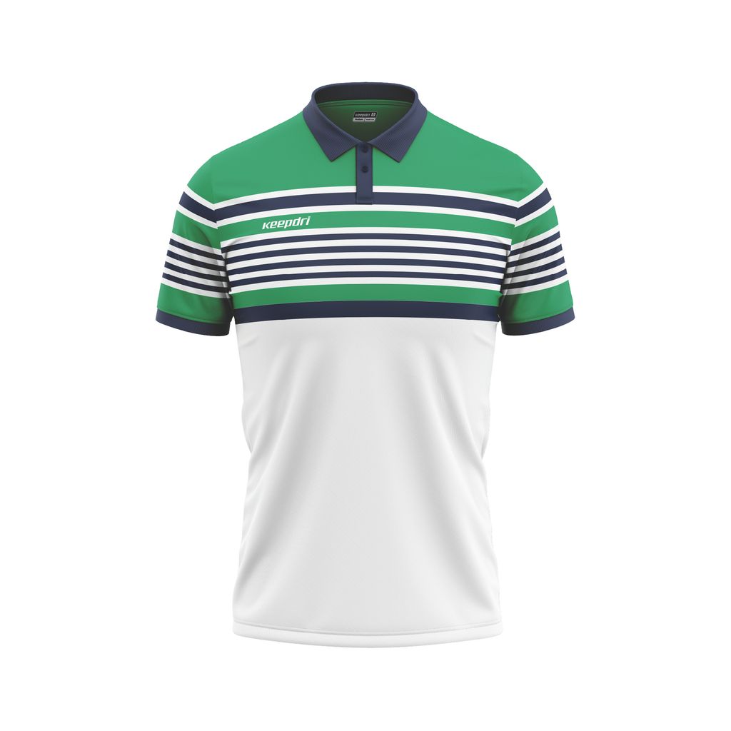 Custom Pickleball & Tennis Polo – Dynamic Stripe Style