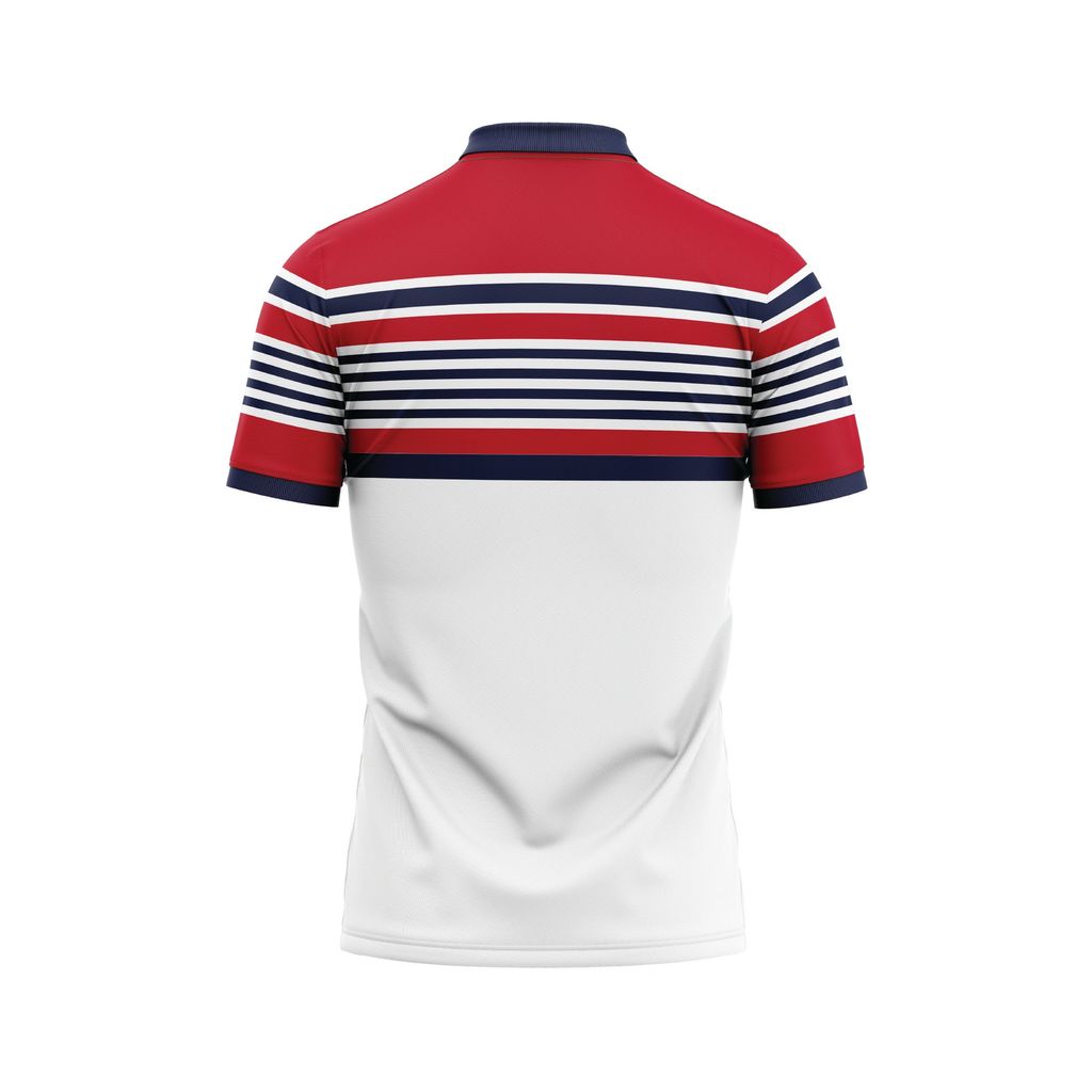 Custom Pickleball & Tennis Polo – Dynamic Stripe Style
