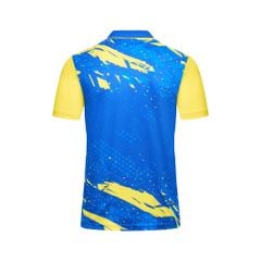 Áo Pickleball - Tennis polo họa tiết xanh bích phối màu