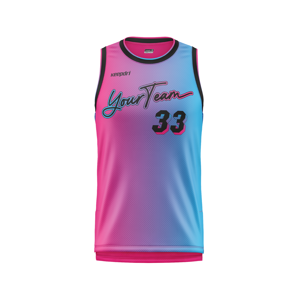 Áo Bóng Rổ Thiết Kế Họa Tiết Gradient