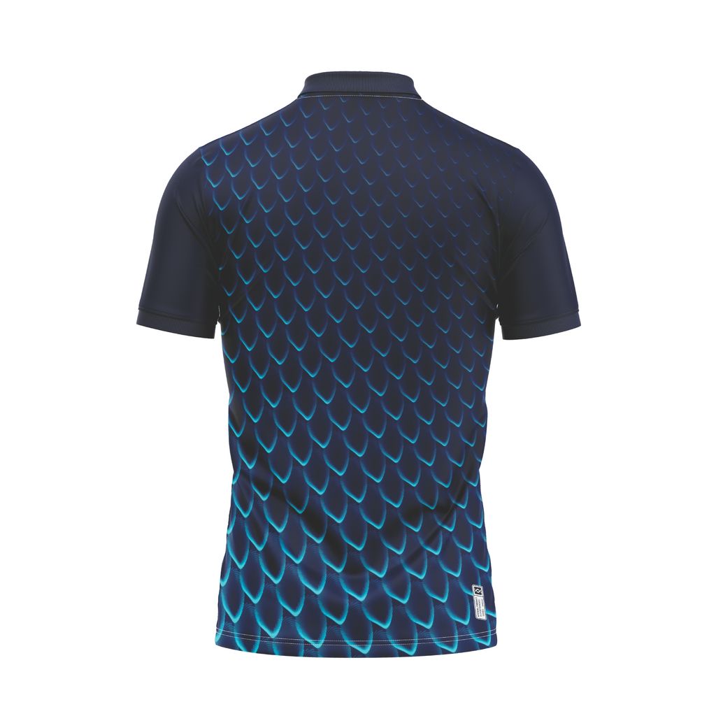 Custom Pickleball & Tennis Polo – Midnight Scales