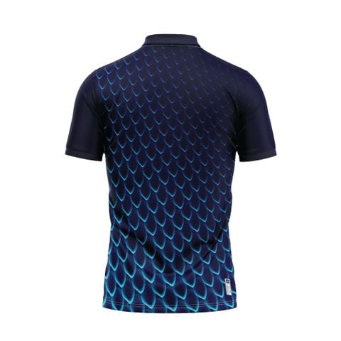 Custom Pickleball & Tennis Polo – Midnight Scales
