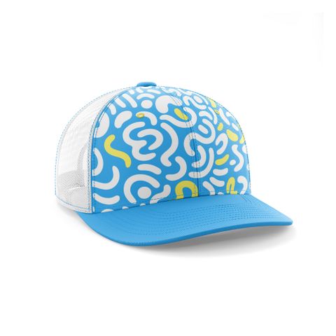 Custom Hats & Caps – Abstract Doodle Print NTTK13