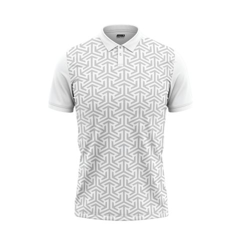 Custom Pickleball & Tennis Polo – Frost Hex