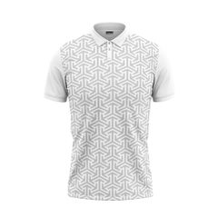 Custom Pickleball & Tennis Polo – Frost Hex