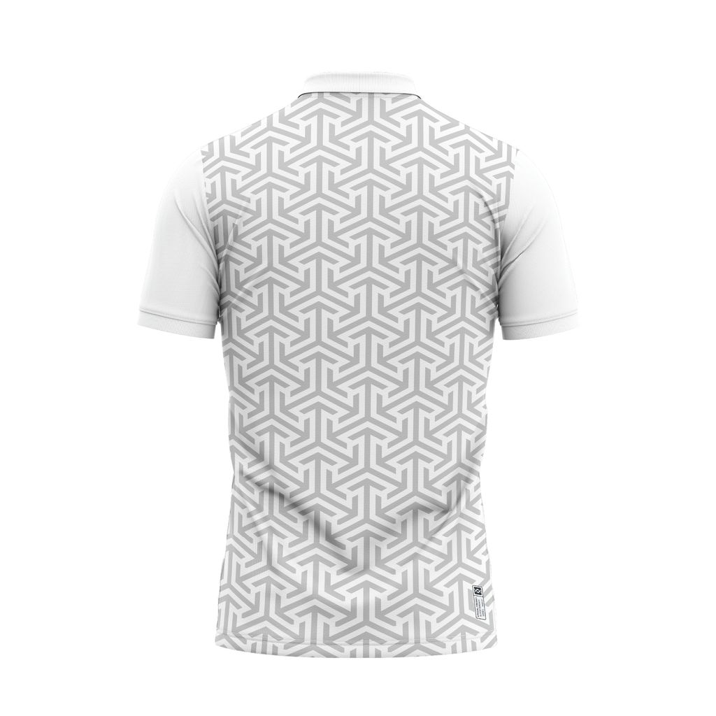 Custom Pickleball & Tennis Polo – Frost Hex