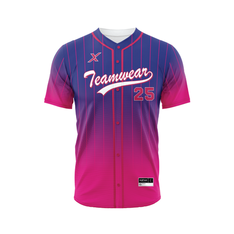 Custom Baseball Jerseys - Ombre Color BB08