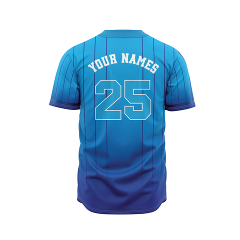 Custom Baseball Jerseys - Ombre Color BB08