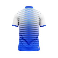 Áo Pickleball - Tennis polo họa tiết xanh đỏ