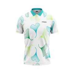 Áo Pickleball - Tennis polo họa tiết lá nhiều màu