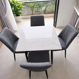  Bộ Bàn Ăn Mặt Đá Hebe + Ghế Erica 