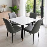  Bộ Bàn Ăn Mặt Đá Hebe + Ghế Erica 