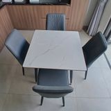  Bộ Bàn Ăn Mặt Đá Hebe + Ghế Erica 