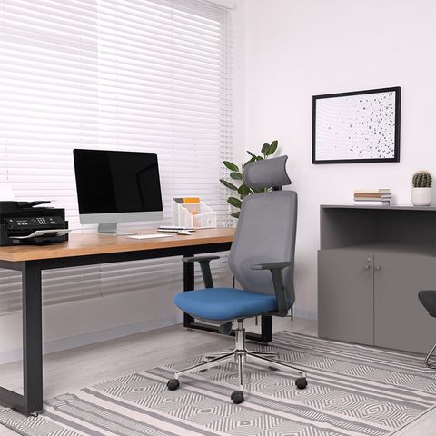  Ghế Xoay Văn Phòng Có Tựa Đầu M1110D-01 