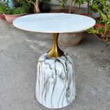  Bàn Trà Trang Trí Mặt Đá Ceramic AKAM04 