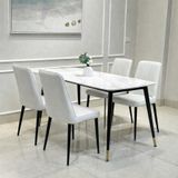  Bộ Bàn Ăn Mặt Đá Hebe + Ghế Erica 